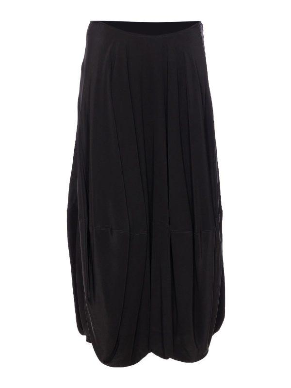 Lemaire Jupe Midi - Noir