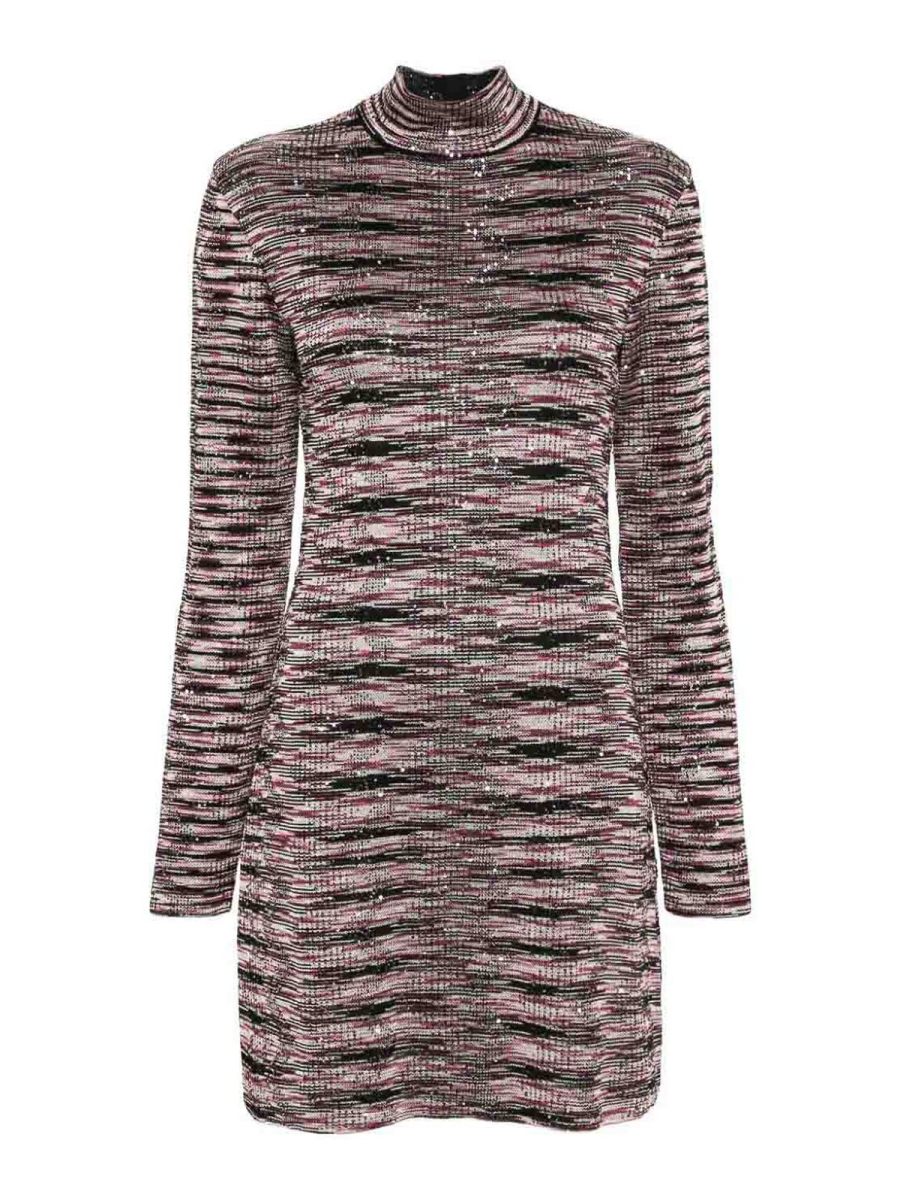 Missoni Robe De Cocktail - Multicolore