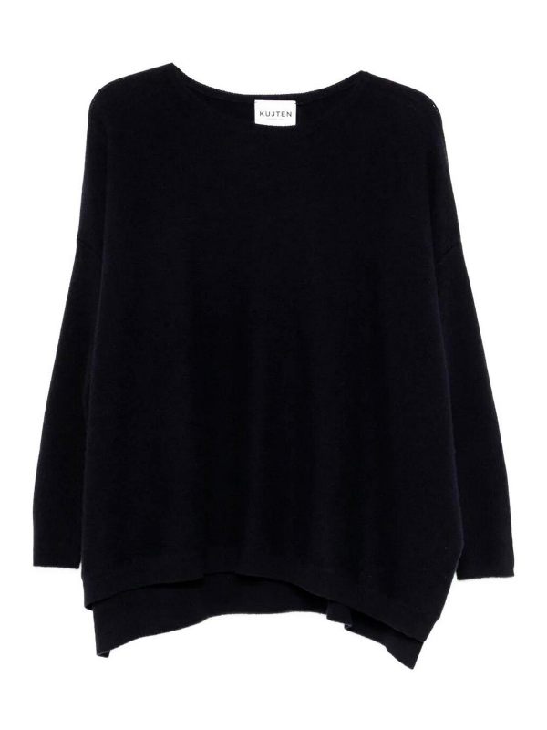 Kujten Pull Col Rond - Bleu Foncé