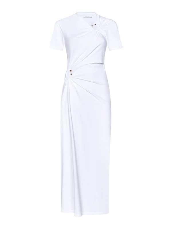 Rabanne Maxi Robe - Blanc