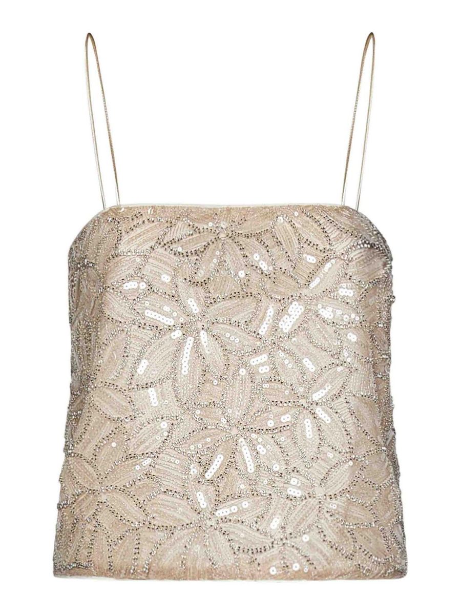 Rotate Birger Christensen Top - Beige