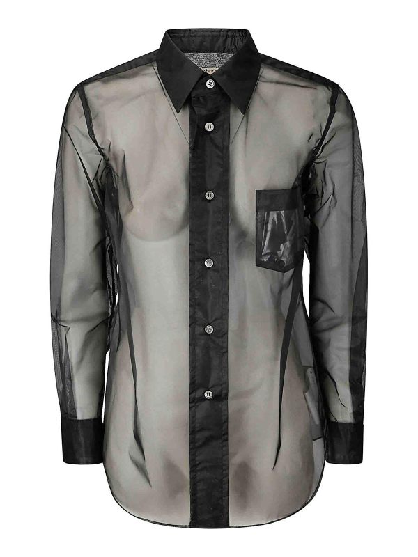 Comme Des Garcons Blouse - Noir
