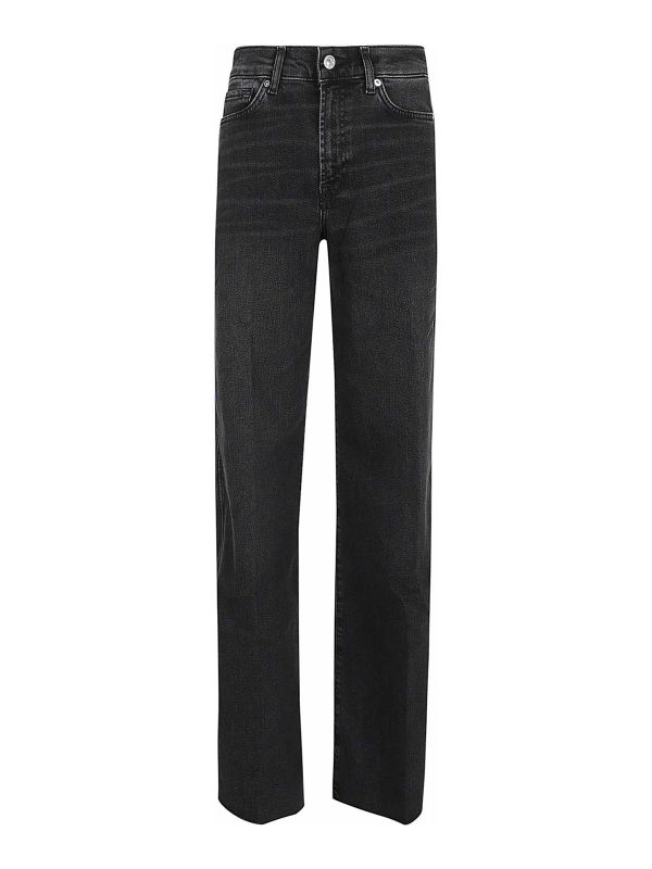 7 For All Mankind Jean Bootcut - Noir