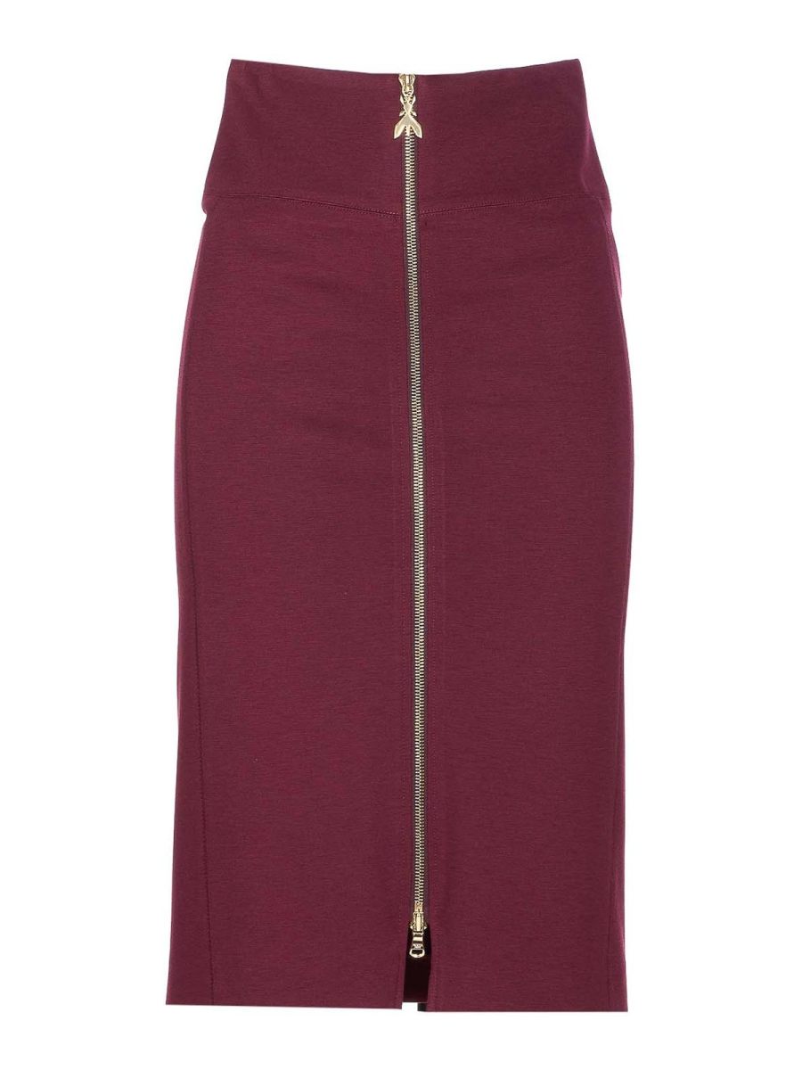 Patrizia Pepe Jupe Midi - Violet