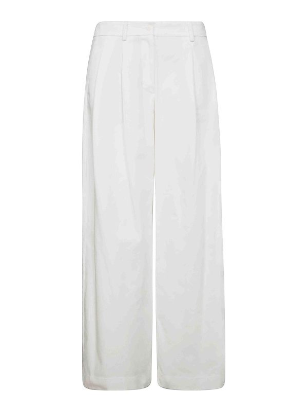 Jejia Pantalons Décontractés - Blanc