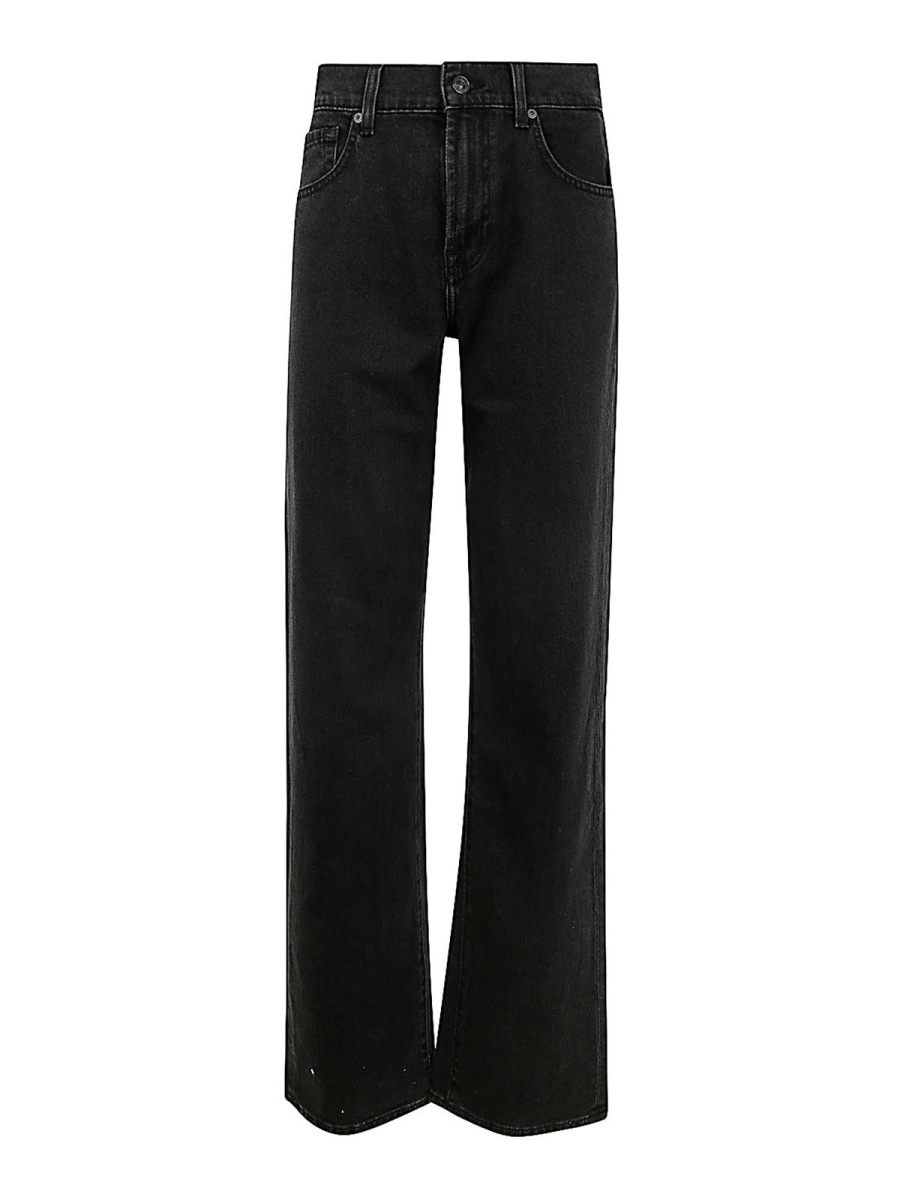 7 For All Mankind Pantalons Décontractés - Noir