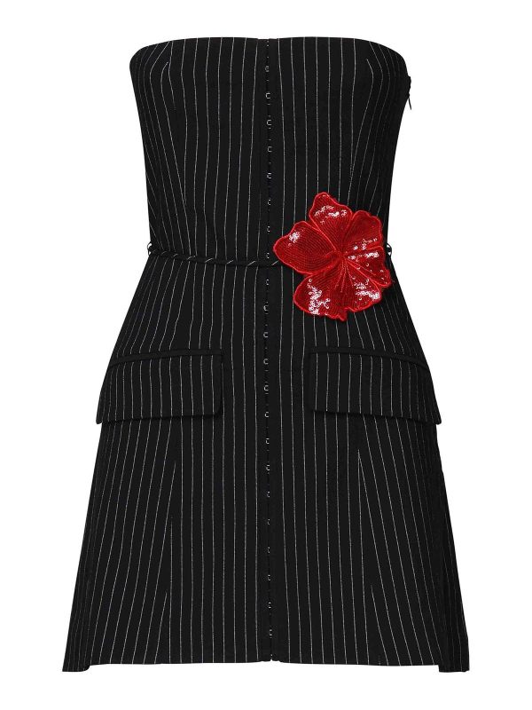Rotate Birger Christensen Robe Courte - Blanc