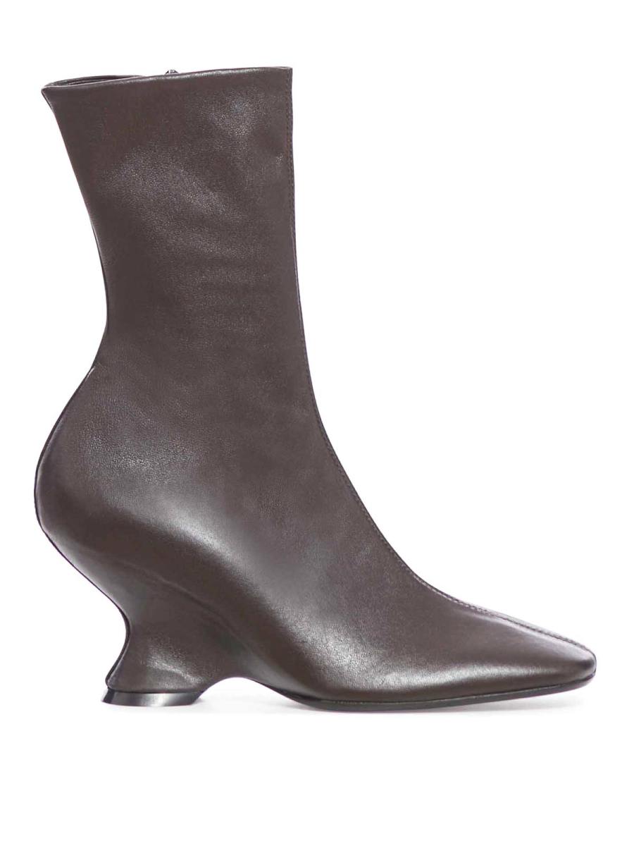 Dries Van Noten Bottines - Marron Foncé
