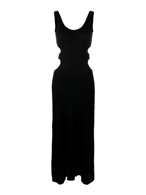 Chloe' Maxi Robe - Noir
