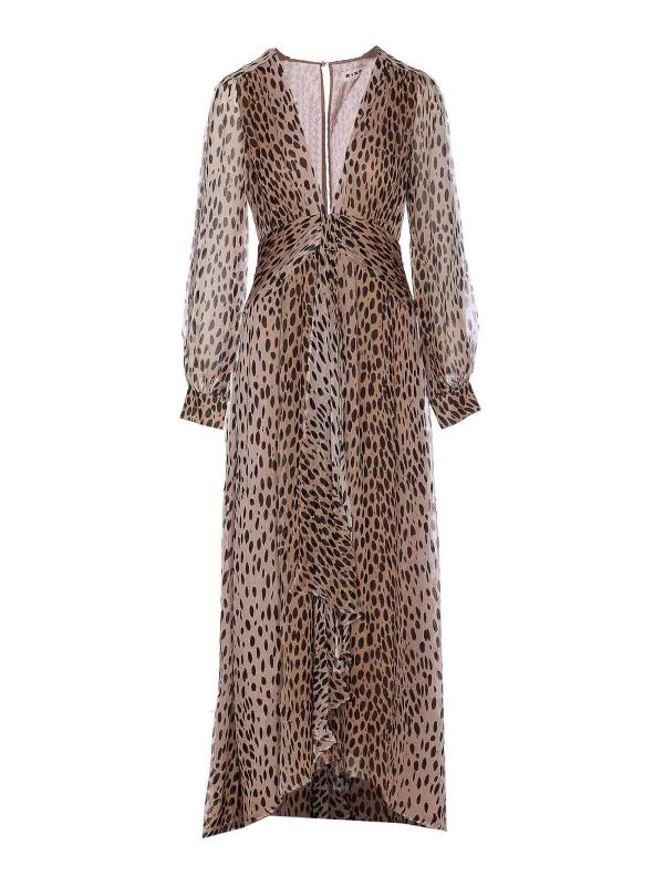 Rixo Robe Au Genou - Marron