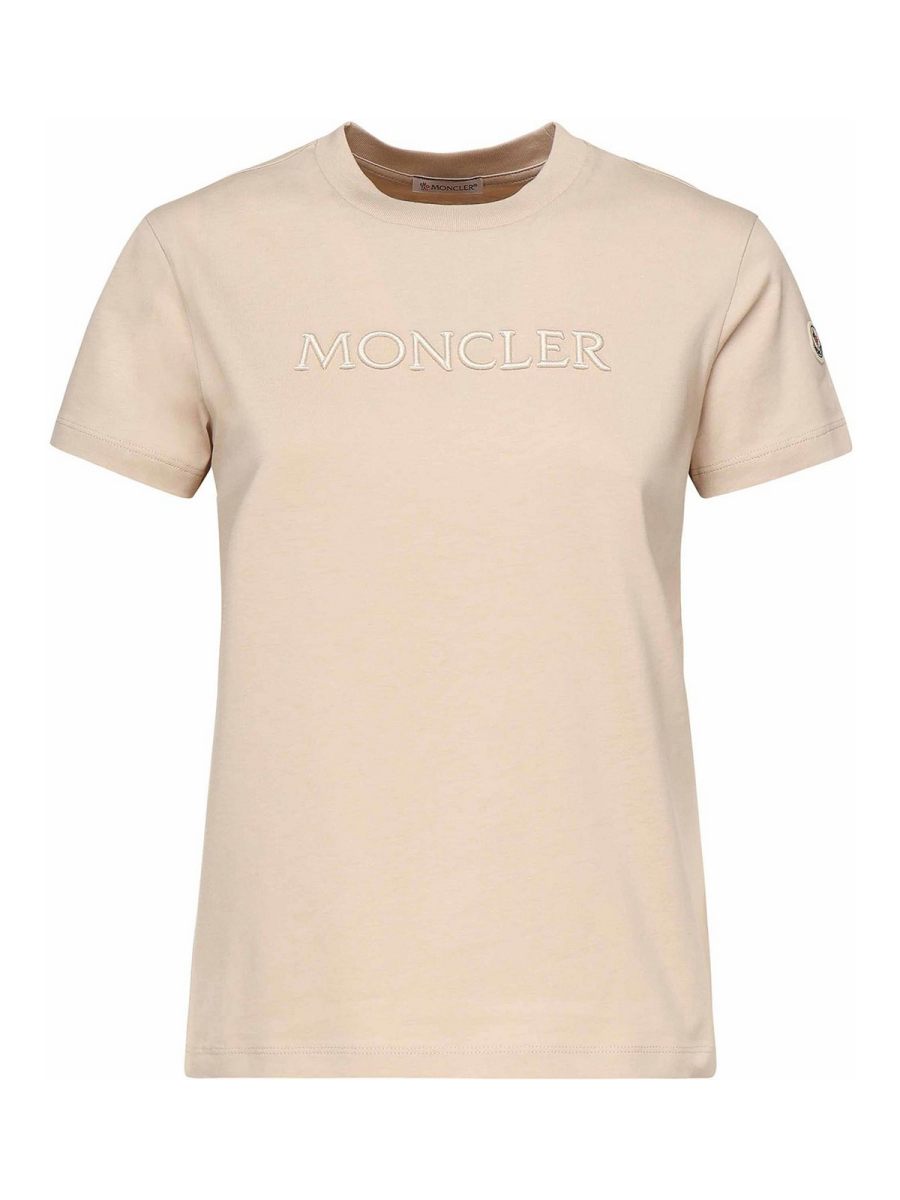 Moncler T-Shirt - Beige