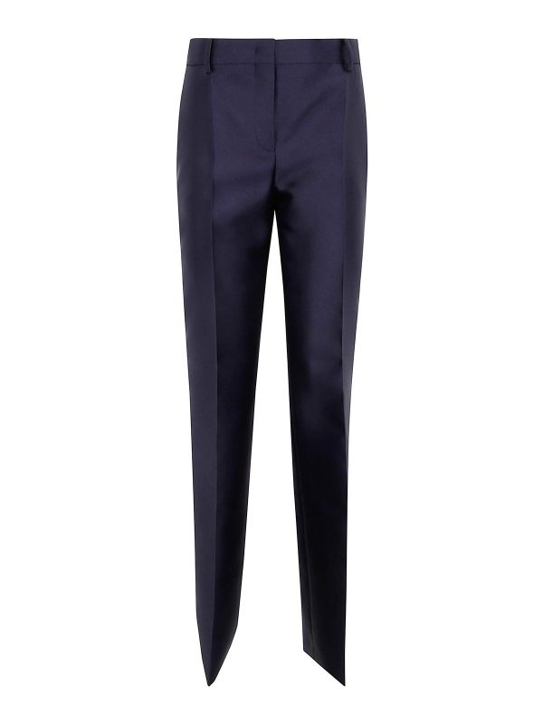 Alberta Ferretti Pantalons Décontractés - Bleu