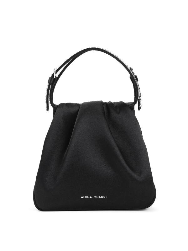 Amina Muaddi Sac Bandoulière - Blanc