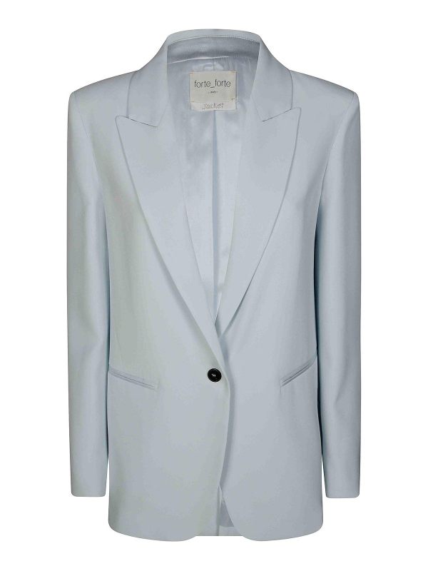 Forte Forte Veste Casual - Bleu Clair
