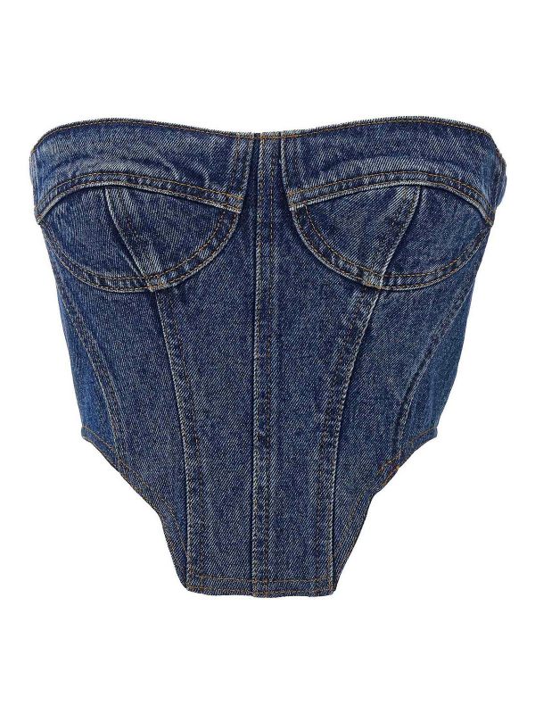 David Koma Top - Bleu