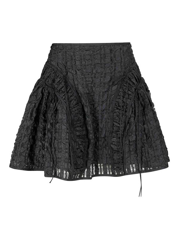 Cecilie Bahnsen Jupe Midi - Noir