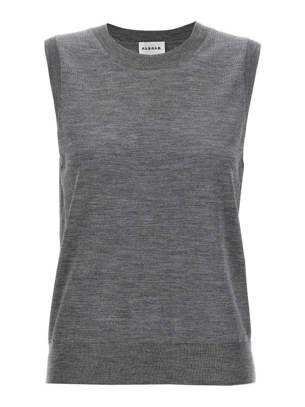 P. A.R. O.S. H. Gilet - Gris