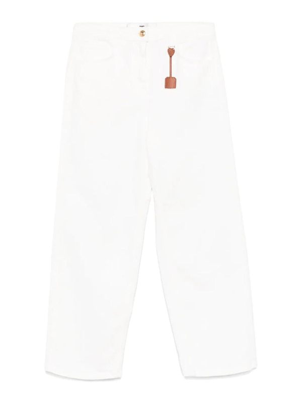 Elisabetta Franchi Jean Bootcut - Crème