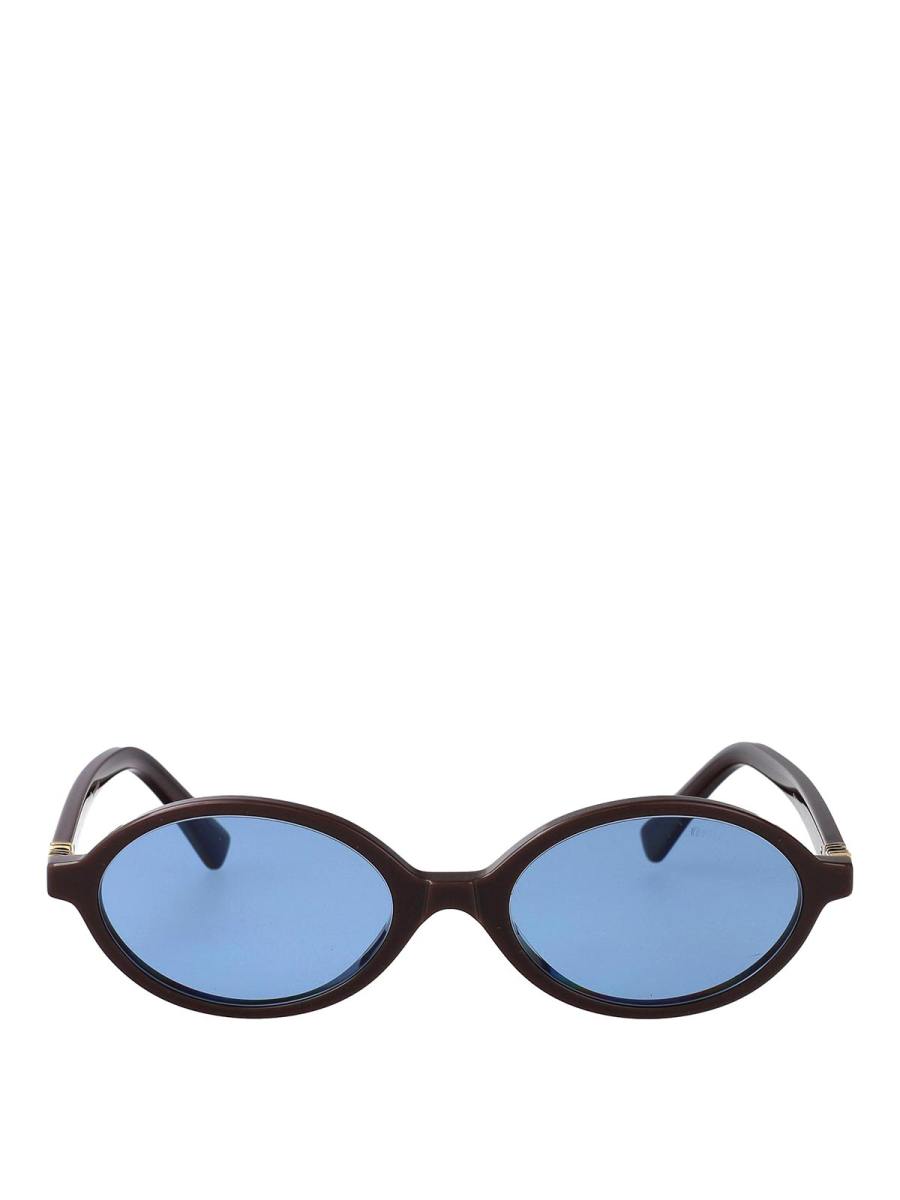 Miu Miu Lunettes De Soleil - Marron