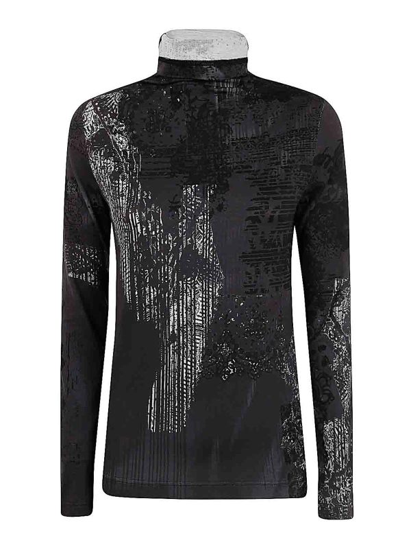 Y'S Pull Col Roulé - Gris