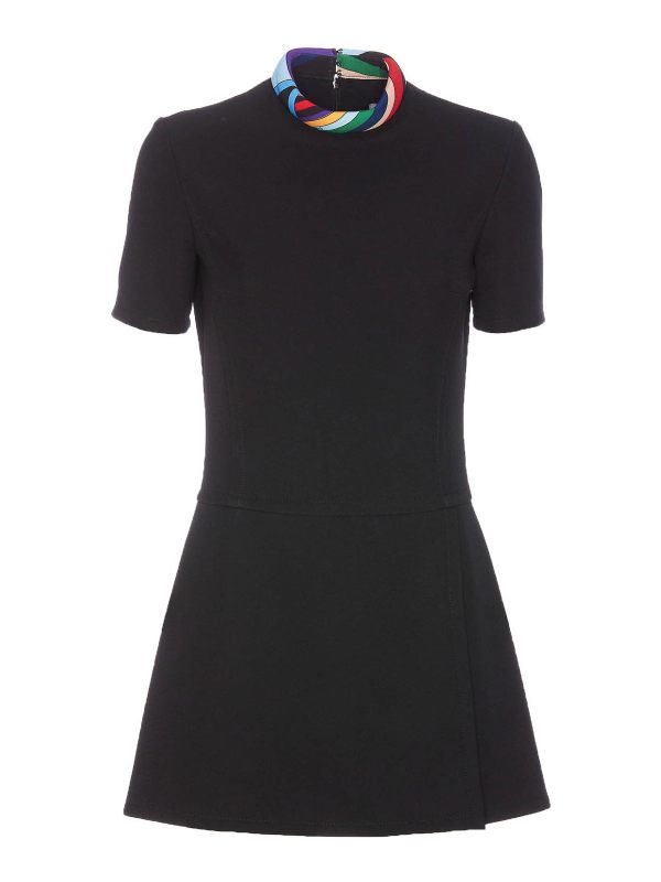 Emilio Pucci Robe Courte - Noir