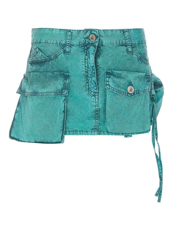 The Attico Mini Jupe - Vert