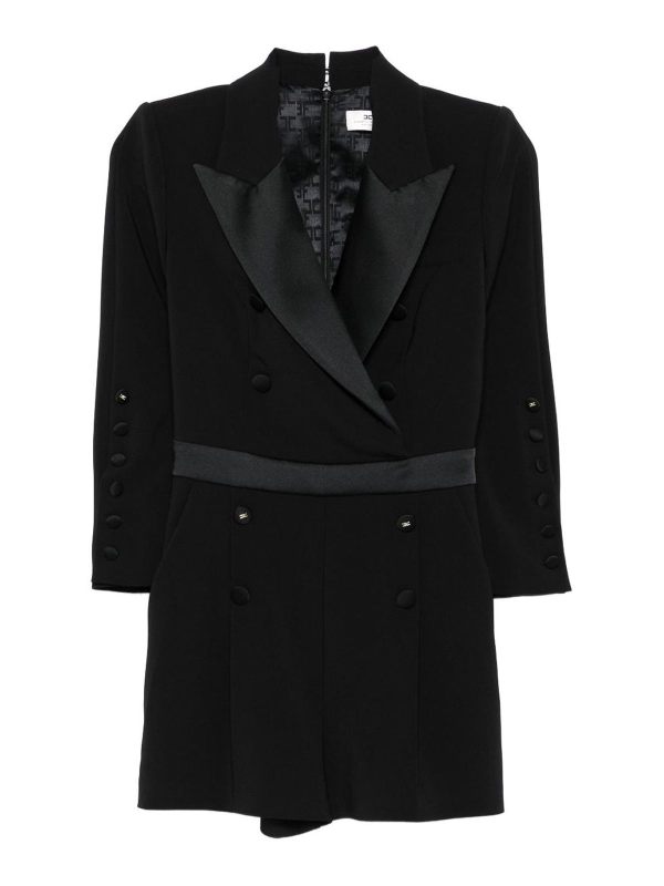 Elisabetta Franchi Combinaison - Noir