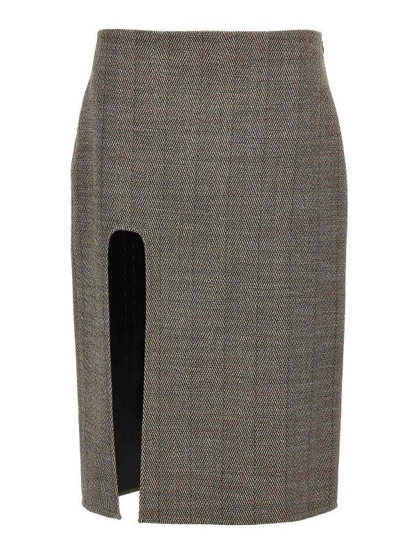 Stella Mccartney Jupe Midi - Marron