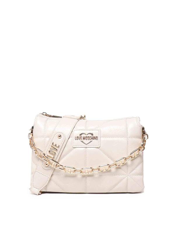 Love Moschino Sac Porté Épaule - Blanc
