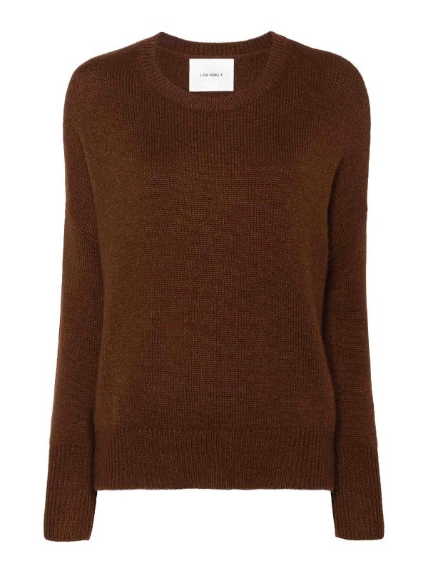 Lisa Yang Pull Col Bateau - Marron