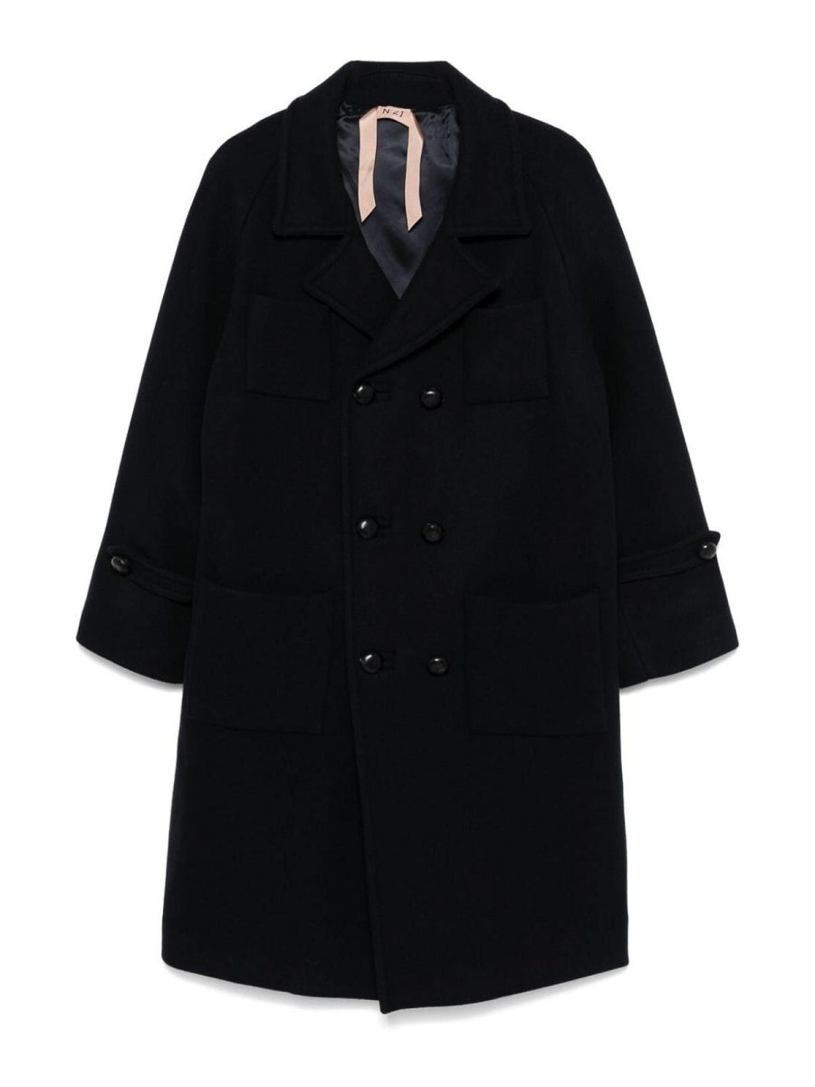 N°21 Manteau Court - Bleu