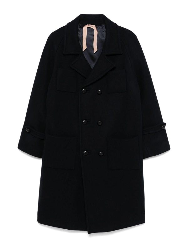 N°21 Manteau Court - Bleu