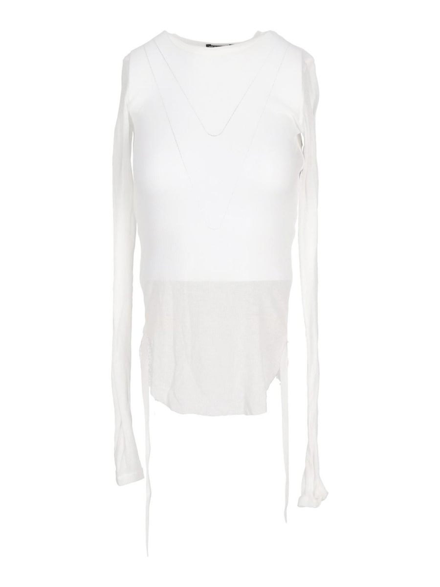Ann Demeulemeester Top - Blanc