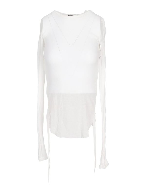 Ann Demeulemeester Top - Blanc