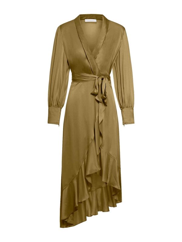 Zimmermann Robe Au Genou - Vert