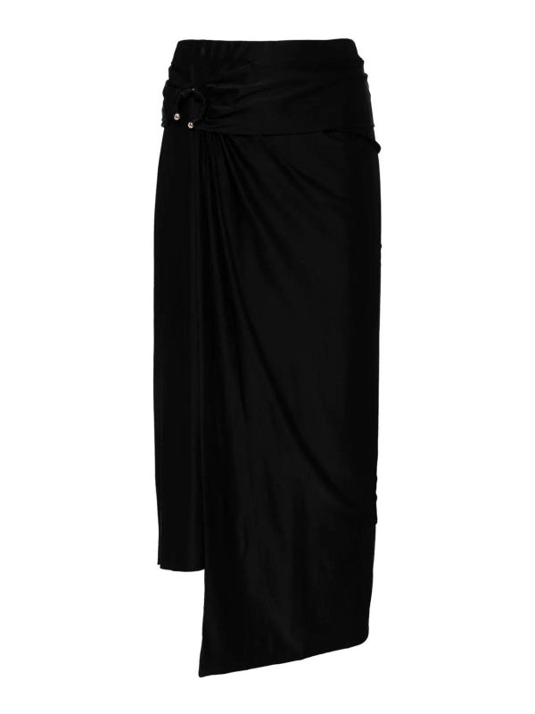 Rabanne Jupe Longue - Noir