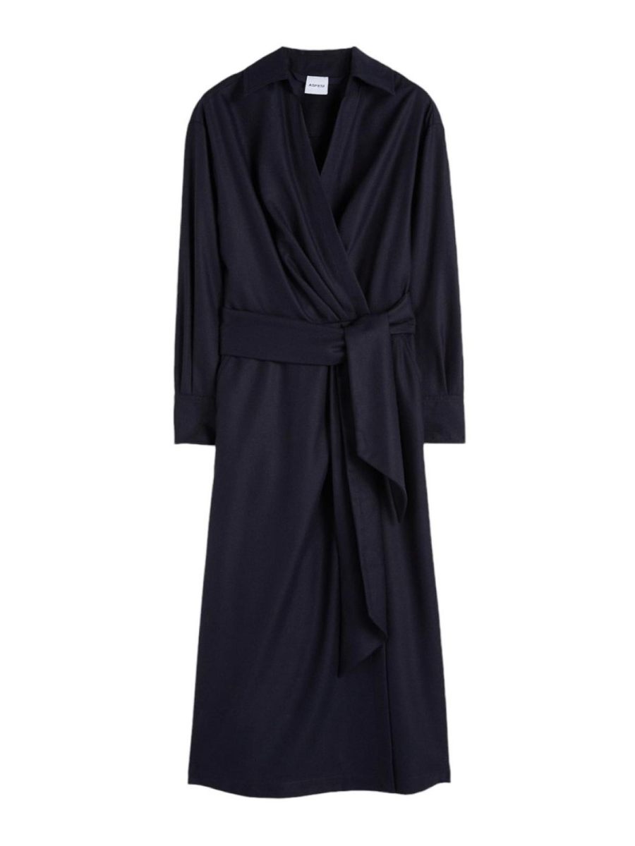 Aspesi Robe Au Genou - Bleu