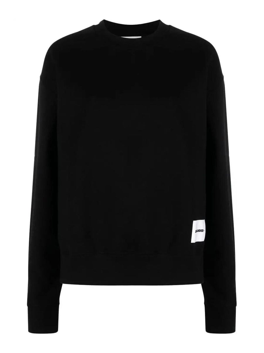 Jil Sander Pull Col Rond - Noir