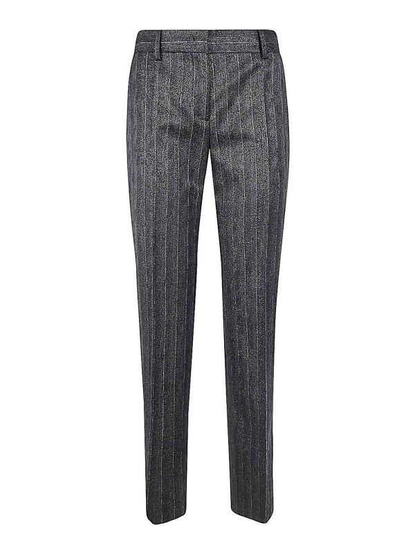 Alberta Ferretti Pantalons Décontractés - Noir