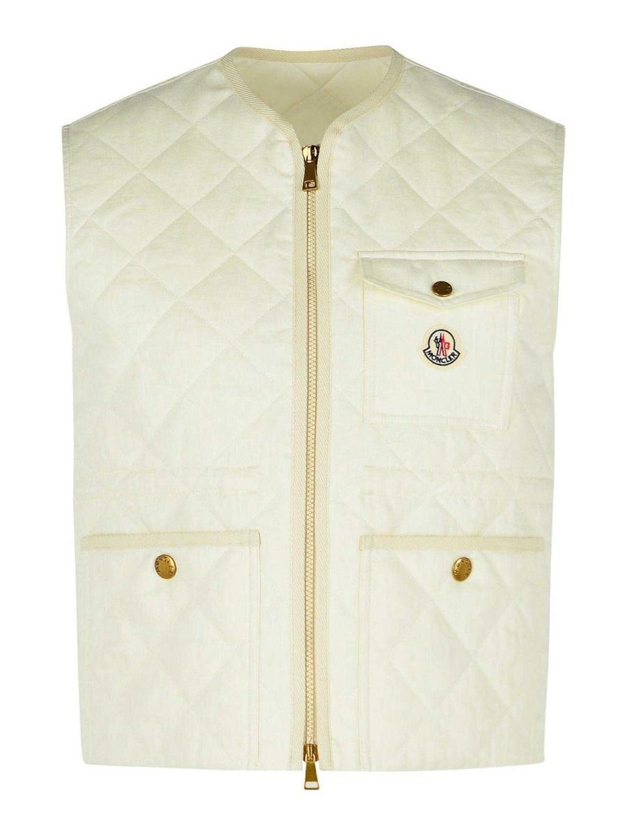 Moncler Gilet - Crème
