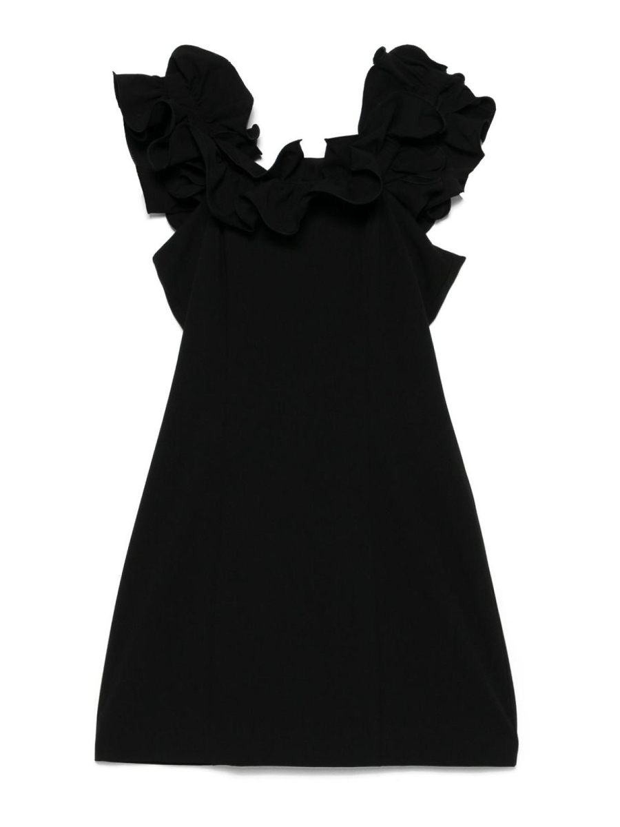 Rotate Birger Christensen Robe Courte - Noir
