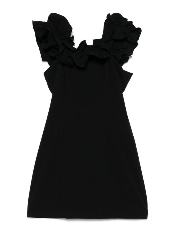 Rotate Birger Christensen Robe Courte - Noir