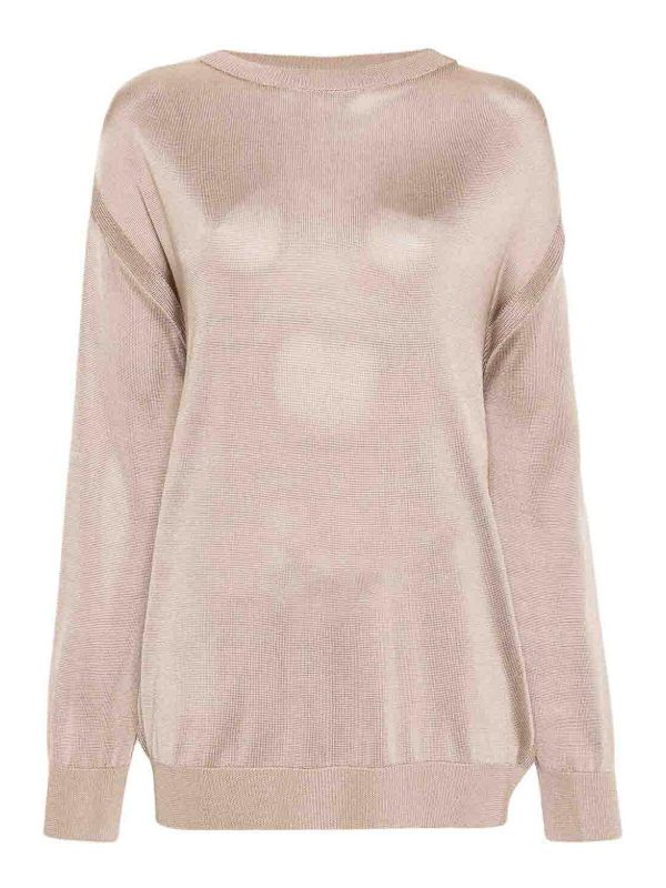 Sa Su Phi Pull Col Rond - Beige