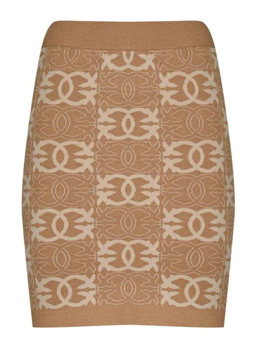 Pinko Mini Jupe - Camel
