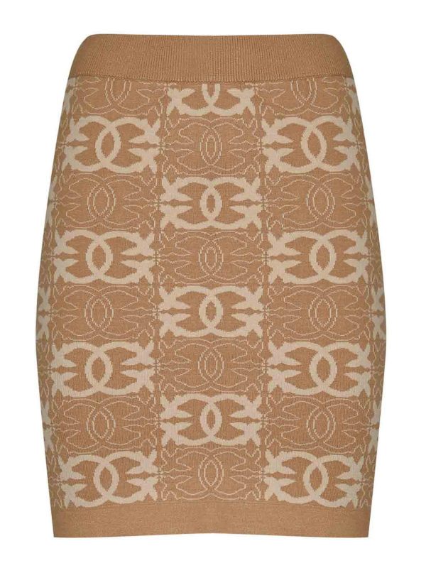 Pinko Mini Jupe - Camel
