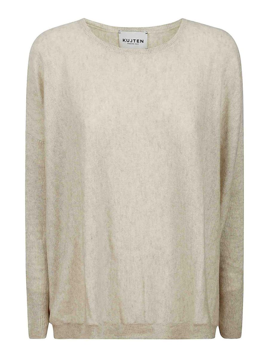 Kujten Pull Col Bateau - Blanc