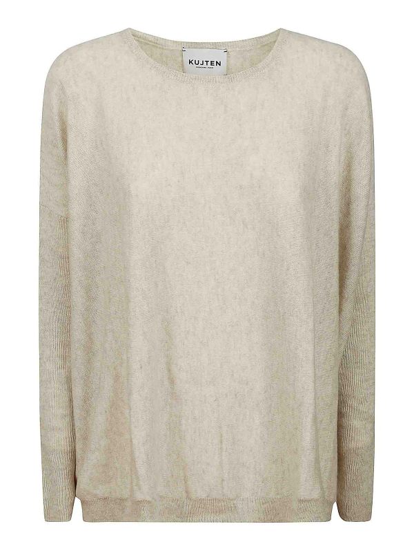 Kujten Pull Col Bateau - Blanc