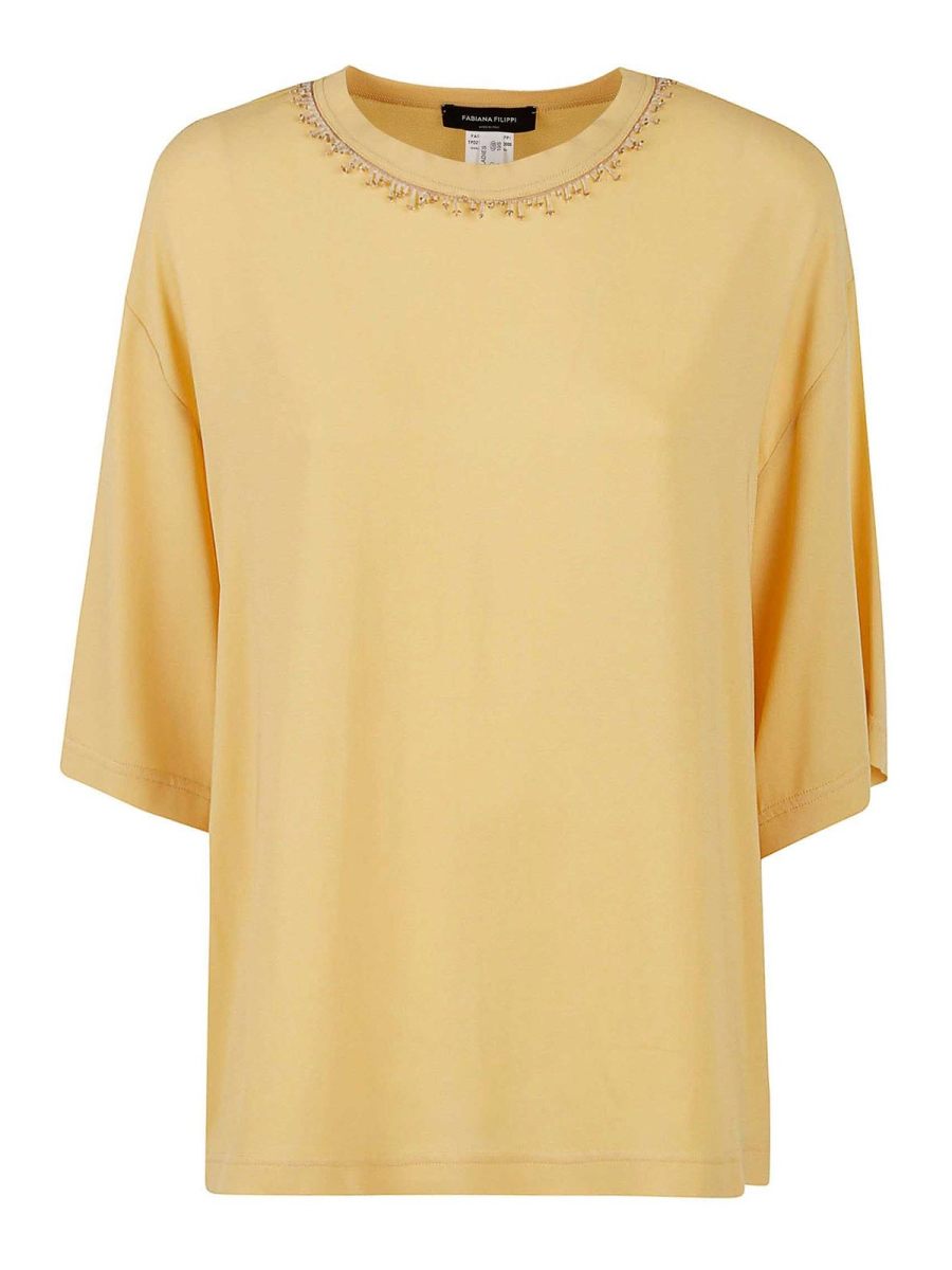 Fabiana Filippi T-Shirt - Jaune