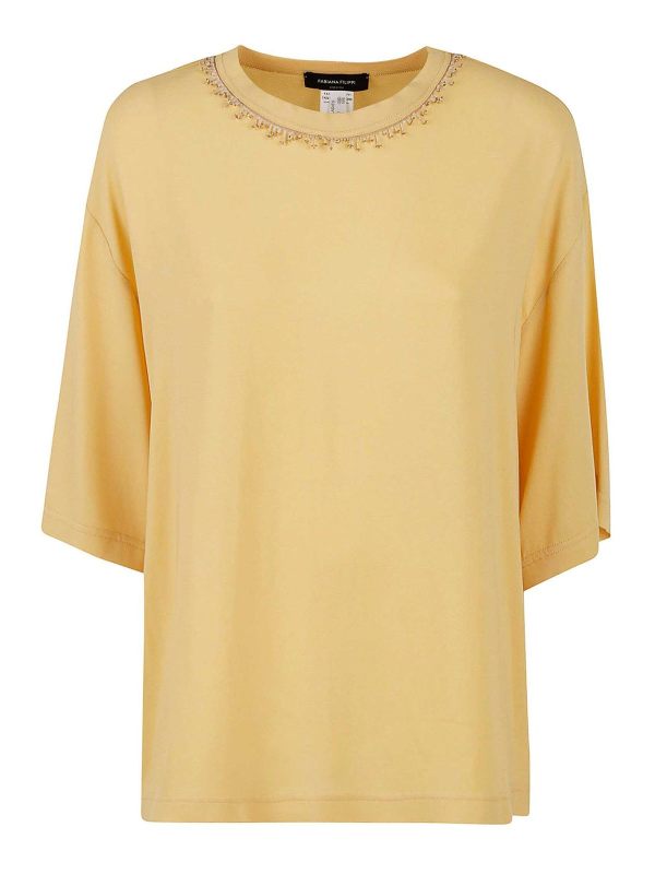 Fabiana Filippi T-Shirt - Jaune