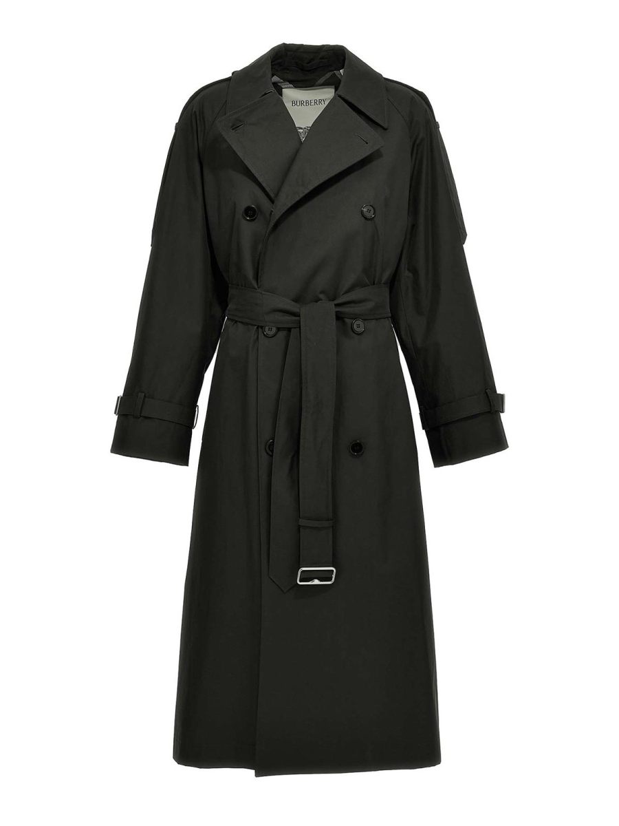 Burberry Manteau Court - Noir